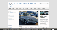 Desktop Screenshot of french-cars-in-america.com